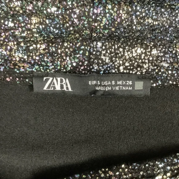 Zara Sparkly Bodysuit Size Small - Picture 3 of 7